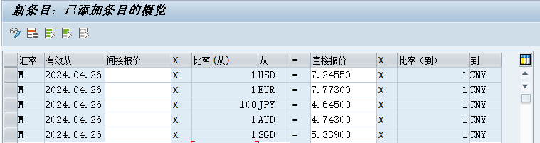 53.汇率转换Function OB08设置汇率信息